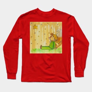 The Little Prince and the Stars Long Sleeve T-Shirt